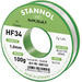 Stannol HF34 1,6% 1,0MM FLOWTIN TC CD 100G Étain à souder sans plomb bobine, sans plomb Sn99,3Cu0,7 ORM0 100 g 1 mm