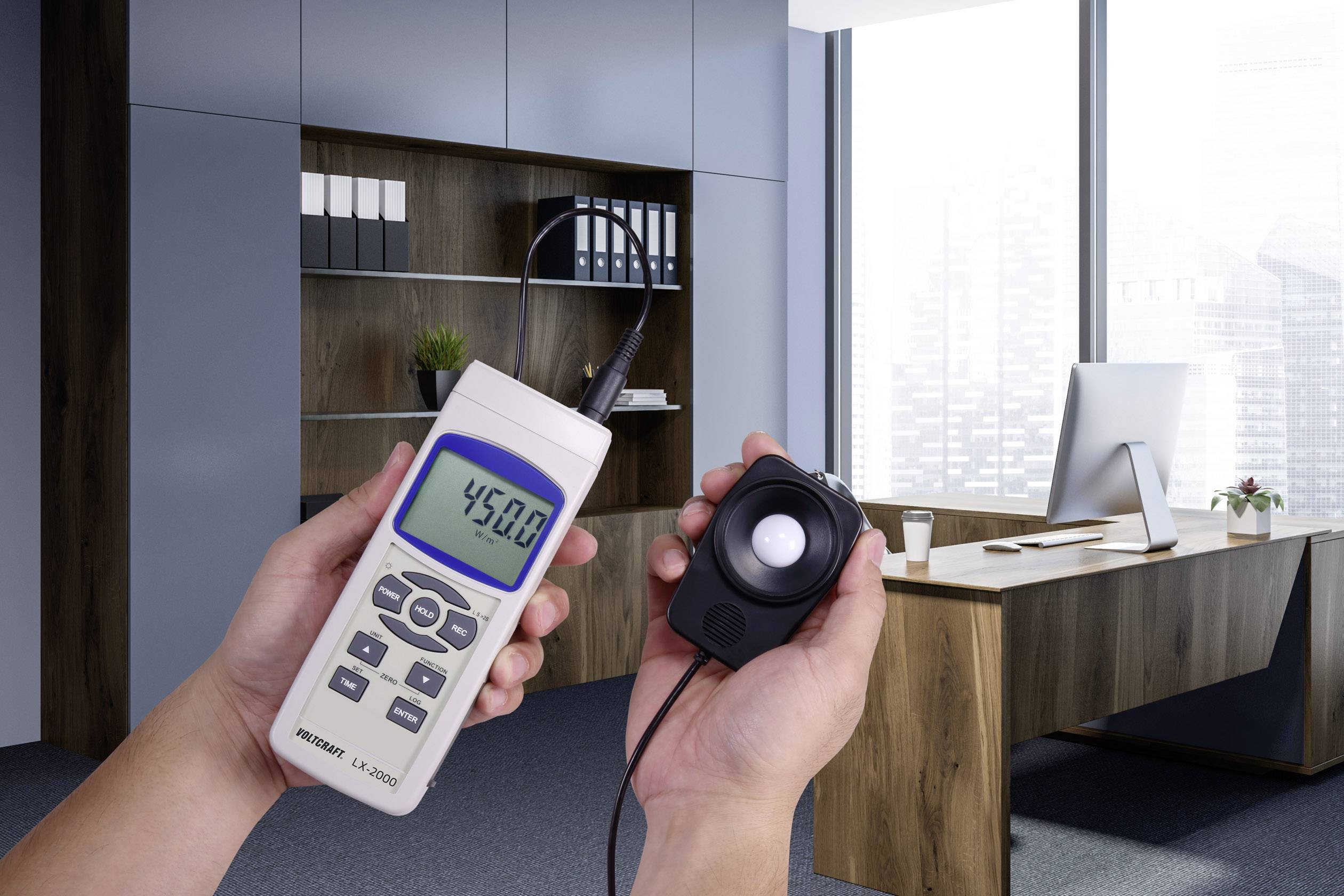 VOLTCRAFT VC-8330300 LX-2000 Luxmeter 0 - 99900 lx