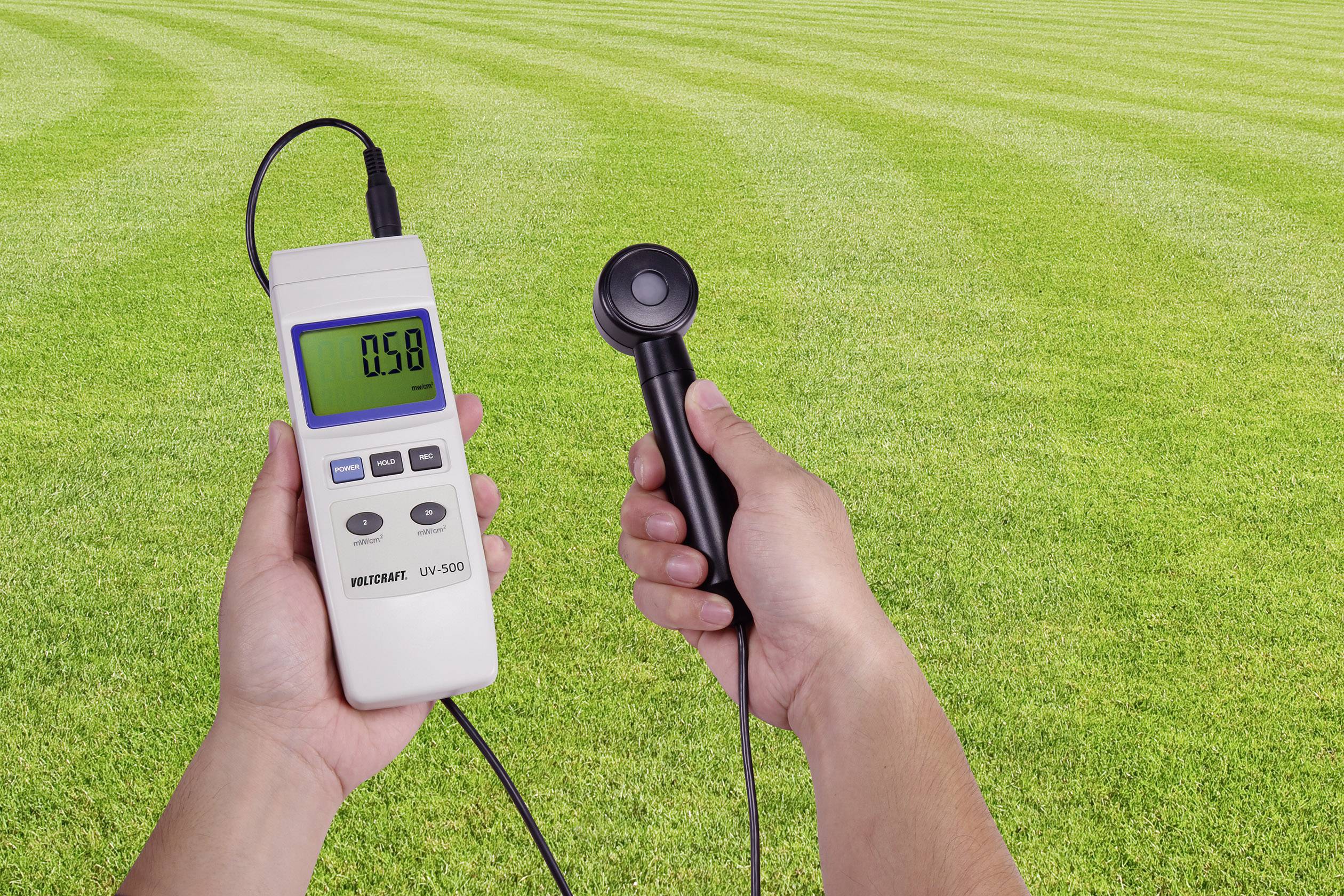 VOLTCRAFT VC-8330305 UV-500 UV-Messgerät 0.002 - 19.99 mW/cm²