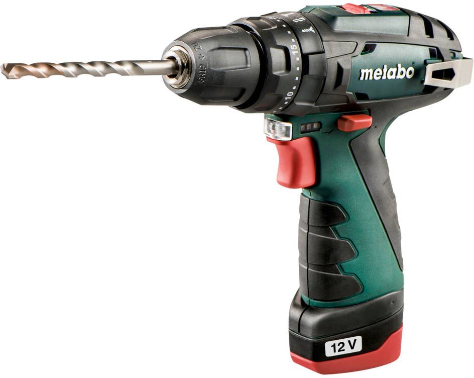 Metabo PowerMaxx SB Basic 2-Gang-Akku-Schlagbohrschrauber inkl. 2. Akku, inkl. Koffer