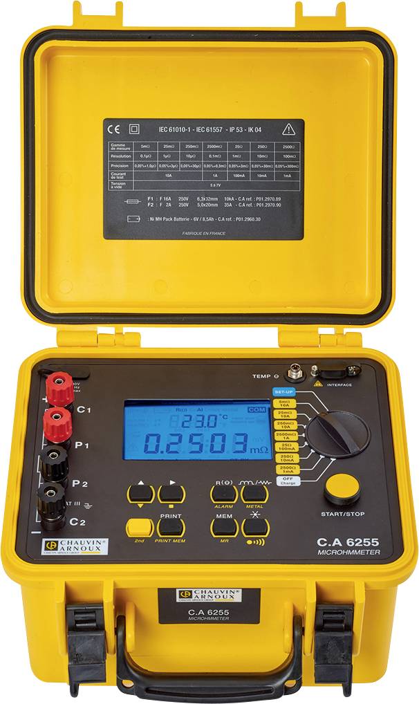 Chauvin Arnoux C.A 6255 Mikroohmmeter