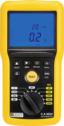 Chauvin Arnoux C.A 6524 Isolationsmessgerät 50 V, 100 V, 250 V, 500 V, 1000 V 200 GΩ