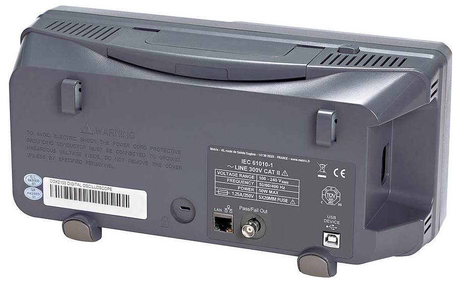 Metrix DOX 2070B Digital-Oszilloskop 70MHz 2-Kanal 500 MSa/s 2 Mpts 8 Bit Digital-Speicher (DSO) 1St.