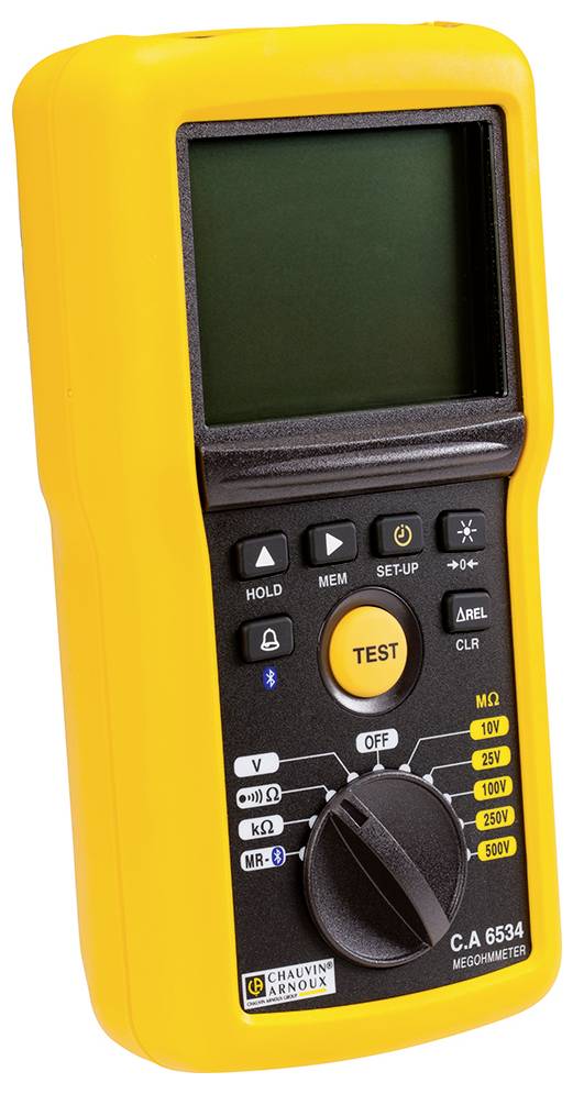 Chauvin Arnoux C.A 6534 Isolationsmessgerät 10 V, 25 V, 100 V, 250 V, 500V 50 GΩ