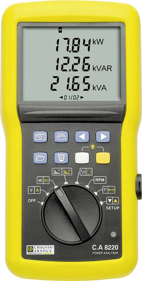 Chauvin Arnoux C.A 8220 Netz-Analysegerät 1phasig mit Loggerfunktion