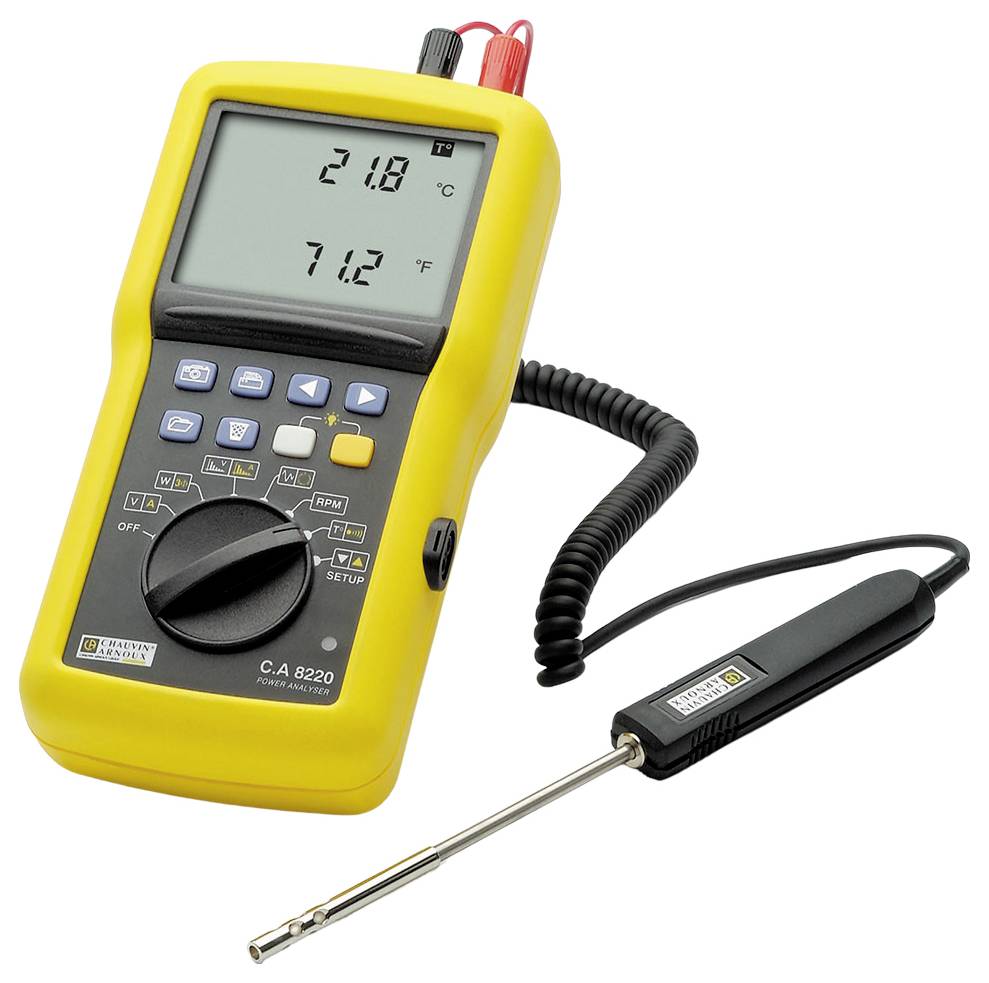 Chauvin Arnoux C.A 8220 Netz-Analysegerät 1phasig mit Loggerfunktion