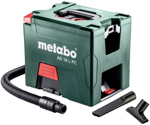 Metabo AS 18 L PC 602021850 Trockensauger Set 7.50 l ohne Akku, Staubklasse L zertifiziert