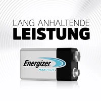 Energizer Max Plus 9V Block-Batterie Alkali-Mangan 9V 1St. Energizer Max Plus 9V Block-Batterie Alkali-Mangan 9V 1St.