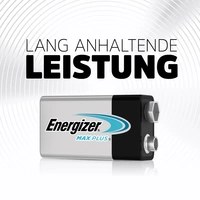 Energizer Max Plus Industrial 9 V Block-Batterie Alkali-Mangan 9 V 20 St. Energizer Max Plus Industrial 9 V Block-Batterie Alkali-Mangan 9 V 20 St.