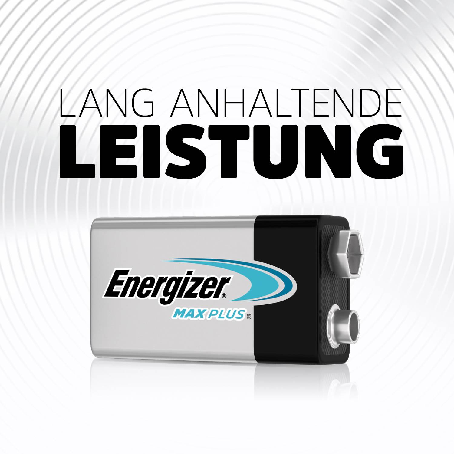 Energizer Max Plus Industrial 9V Block-Batterie Alkali-Mangan 9V 20St.