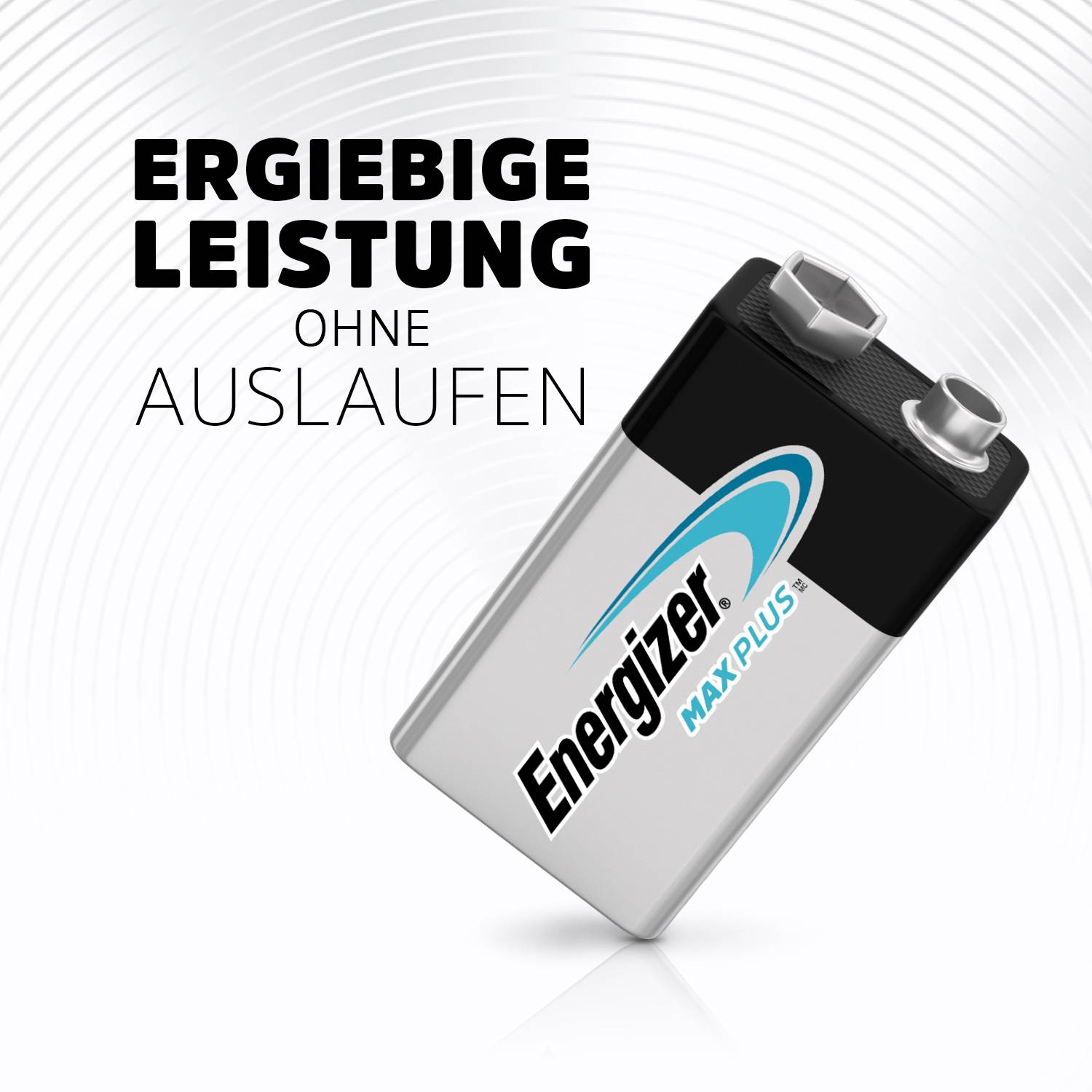 Energizer Max Plus Industrial 9V Block-Batterie Alkali-Mangan 9V 20St.
