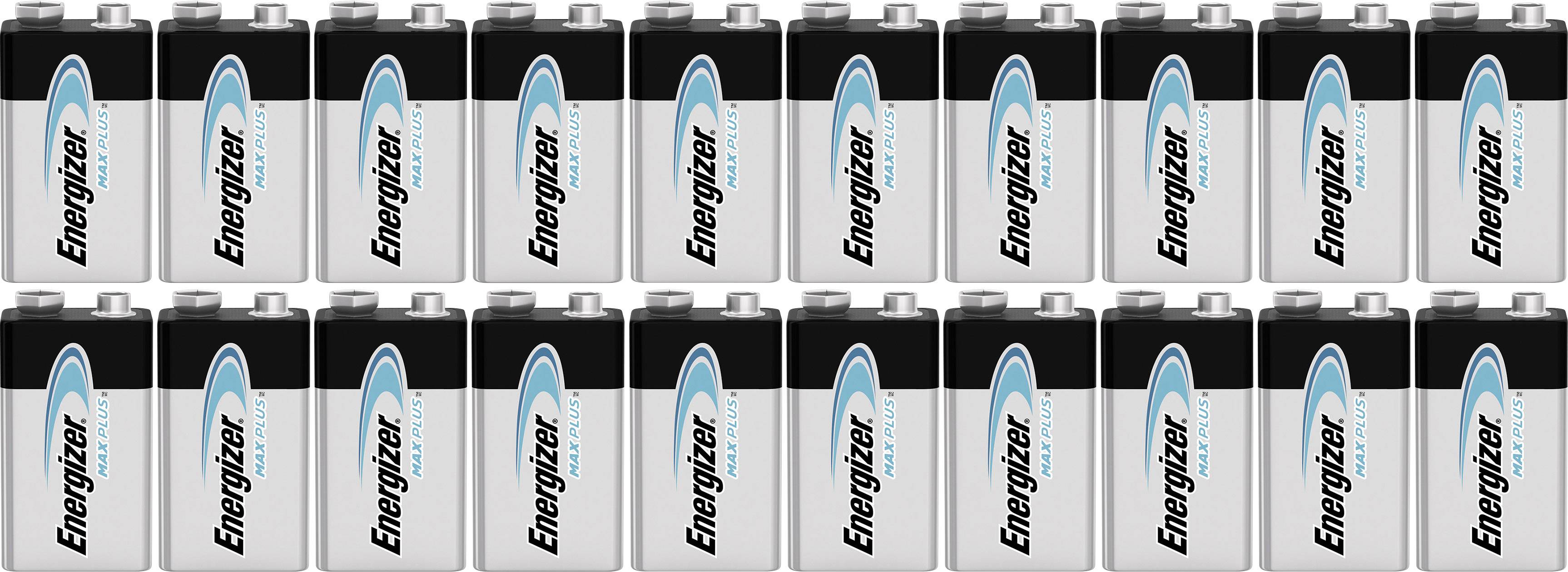 Energizer Max Plus Industrial 9 V Block-Batterie Alkali-Mangan 9 V 20 St.