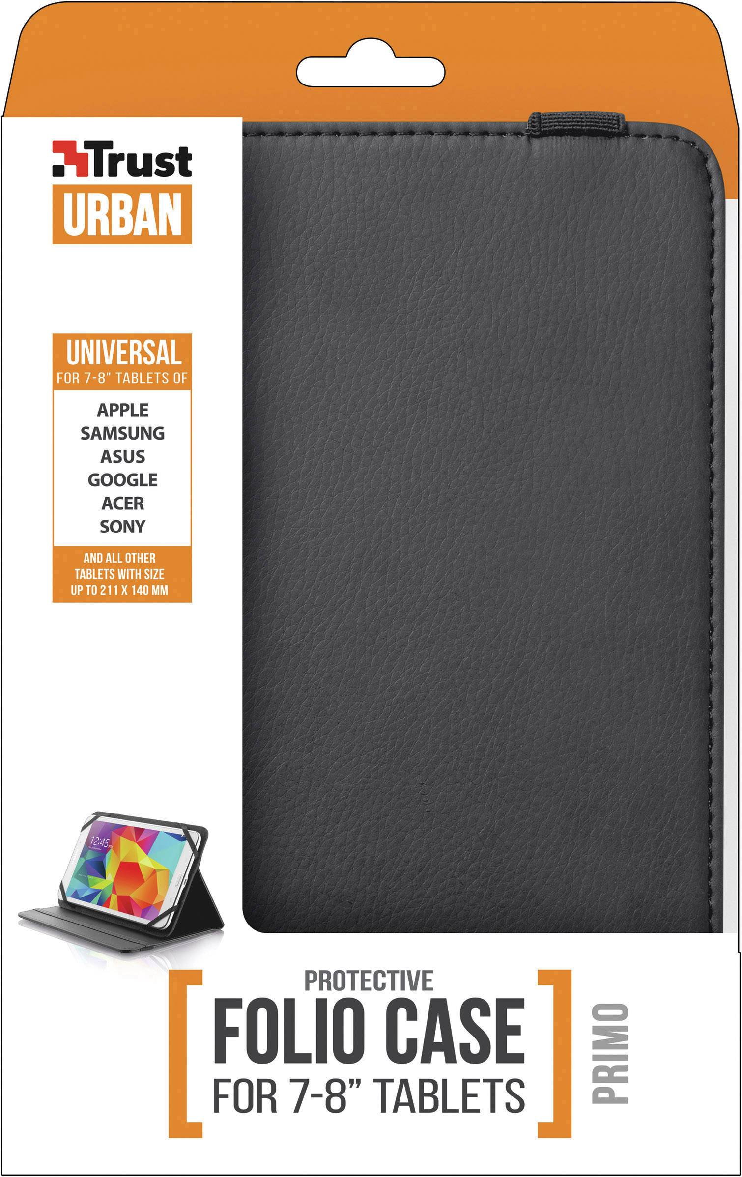 Trust Primo Folio Case Tablet-Cover Passend für Marke (Tablet): Universal 17,8cm (7") - 20,3cm (8")