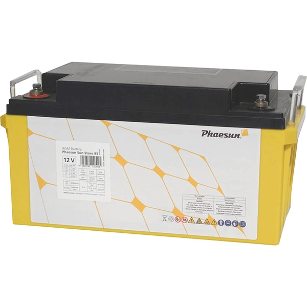 Phaesun Sun-Store 90 340094 Solarakku 12V 88Ah Blei-Vlies (AGM) (B x H x T) 348 x 178 x 167mm M6-Schraubanschluss Phaesun Sun-Store 90 340094 Solarakku 12V 88Ah Blei-Vlies (AGM) (B x H x T) 348 x 178 x 167mm M6-Schraubanschluss