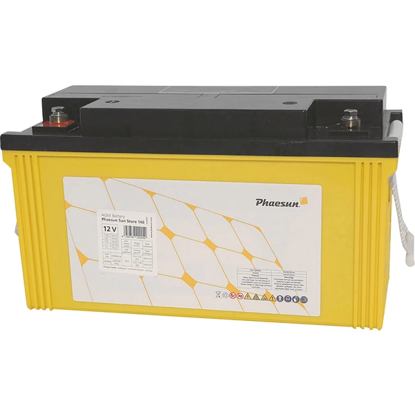 Phaesun Sun-Store 150 340092 Solarakku 12V 154Ah Blei-Vlies (AGM) (B x H x T) 408 x 225 x 177mm M8-Schraubanschluss Phaesun Sun-Store 150 340092 Solarakku 12V 154Ah Blei-Vlies (AGM) (B x H x T) 408 x 225 x 177mm M8-Schraubanschluss