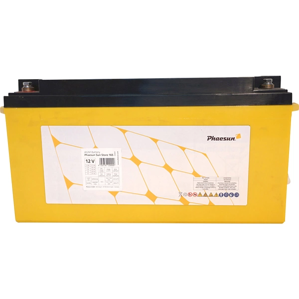 Phaesun Sun-Store 175 340091 Solarakku 12V 177Ah Blei-Vlies (AGM) (B x H x T) 483 x 239 x 170mm M8-Schraubanschluss Phaesun Sun-Store 175 340091 Solarakku 12V 177Ah Blei-Vlies (AGM) (B x H x T) 483 x 239 x 170mm M8-Schraubanschluss