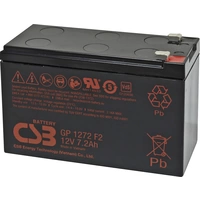 CSB Battery GP 1272 Standby USV GP1272F2 Bleiakku 12V 7.2Ah Blei-Vlies (AGM) (B x H x T) 150 x 97 x 65mm Flachstecker 6.35mm CSB Battery GP 1272 Standby USV GP1272F2 Bleiakku 12V 7.2Ah Blei-Vlies (AGM) (B x H x T) 150 x 97 x 65mm Flachstecker 6.35mm