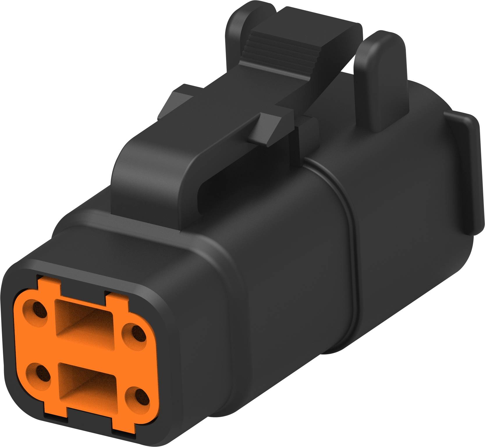 TE Connectivity Buchsengehäuse-Kabel DTMH Polzahl Gesamt 4 DTMH06-4SA 1 St.