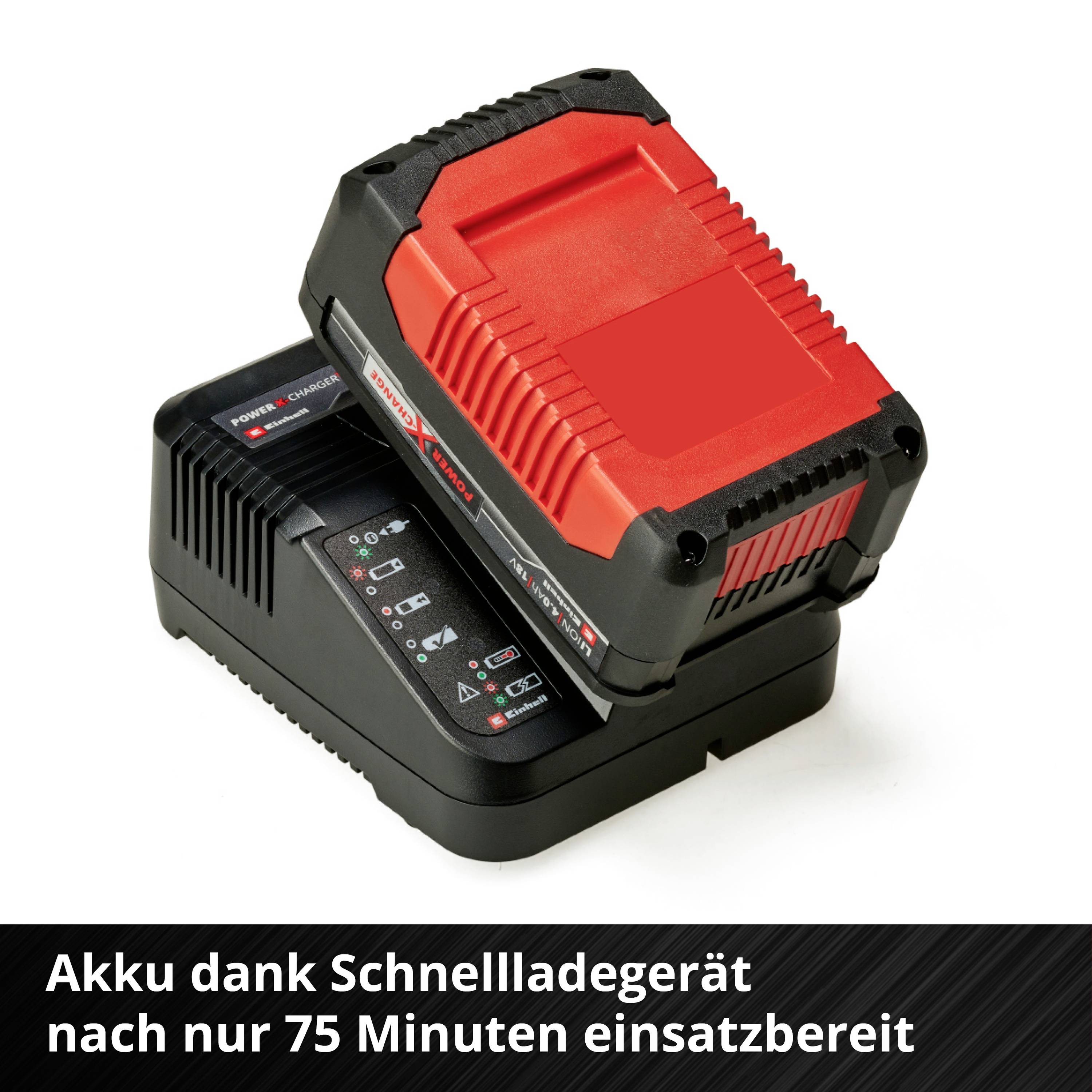 Einhell 4512042 Power X-Change PXC Starter Kit 18V 4Ah Werkzeug-Akku und Ladegerät 18V 4Ah Li-Ion