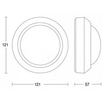 Steinel 006532 Decke PIR-Bewegungsmelder 360° Weiß IP54 Steinel 006532 Decke PIR-Bewegungsmelder 360° Weiß IP54