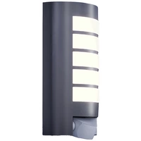 Steinel L 12 S 657819 Außenwandleuchte mit Bewegungsmelder Energiesparlampe, LED E27 60W Anthrazit Steinel L 12 S 657819 Außenwandleuchte mit Bewegungsmelder Energiesparlampe, LED E27 60W Anthrazit