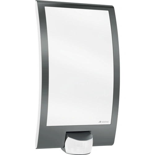 Steinel L 22 S 035709 Außenwandleuchte mit Bewegungsmelder Energiesparlampe, LED E27 60W Anthrazit