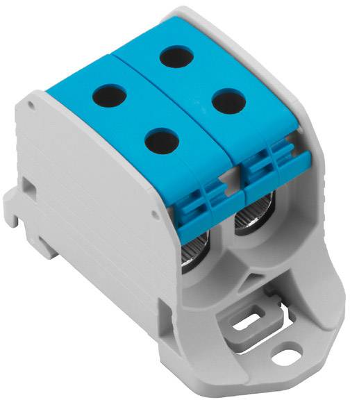 Weidmüller 2502590000 Durchgangsklemme 35.60mm Schrauben Grau, Blau 1St.