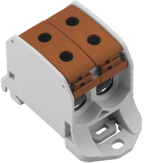 Weidmüller 2502610000 Durchgangsklemme 35.60mm Schrauben Grau, Braun 1St.
