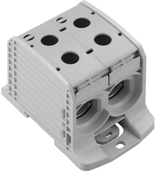 Weidmüller 2502800000 Durchgangsklemme 67.60mm Schrauben Grau 1St.