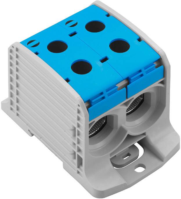 Weidmüller 2502810000 Durchgangsklemme 67.60 mm Schrauben Grau, Blau 1 St.