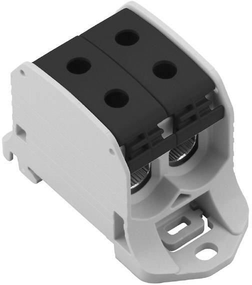 Weidmüller 2502950000 Durchgangsklemme 35.60mm Schrauben Grau, Schwarz 1St.