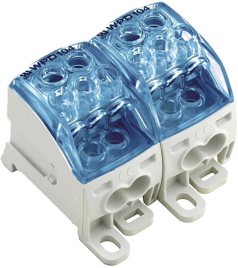 Weidmüller 2518330000 Verteilerblock Schrauben Grau, Blau 1 St.