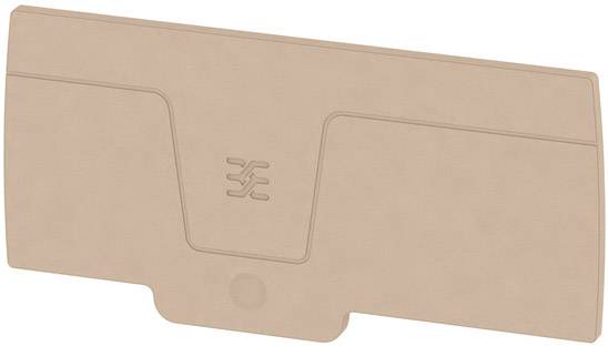 Ein einfacher brauner Umschlag mit einem Logo in der Mitte.