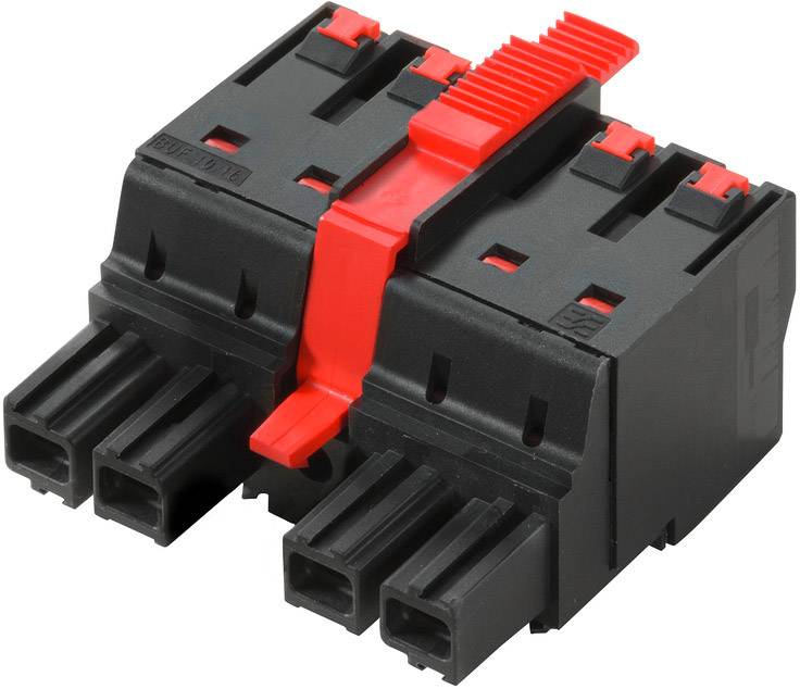 Weidmüller Stiftgehäuse-Kabel BU/SU Polzahl Gesamt 4 Rastermaß: 10.16mm 2493210000 24St.