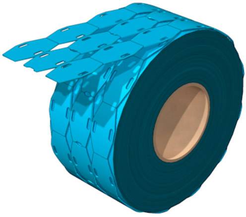 Weidmüller 2519100000 SFX 9/24MM BL Leitermarkierer Montage-Art: einfädeln Beschriftungsfläche: 9 x 23.50mm Blau Anzahl