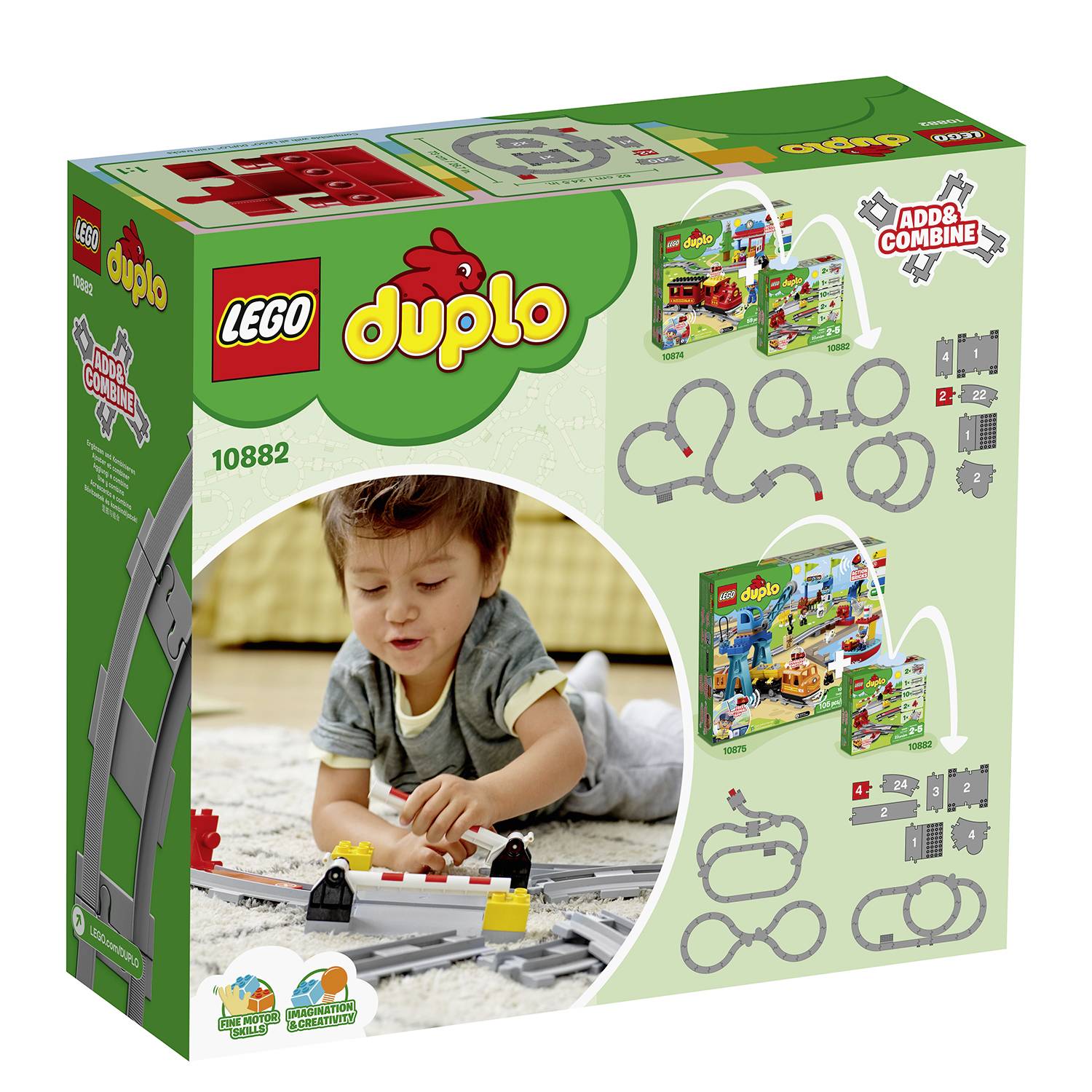 10882 LEGO® DUPLO® Eisenbahn Schienen