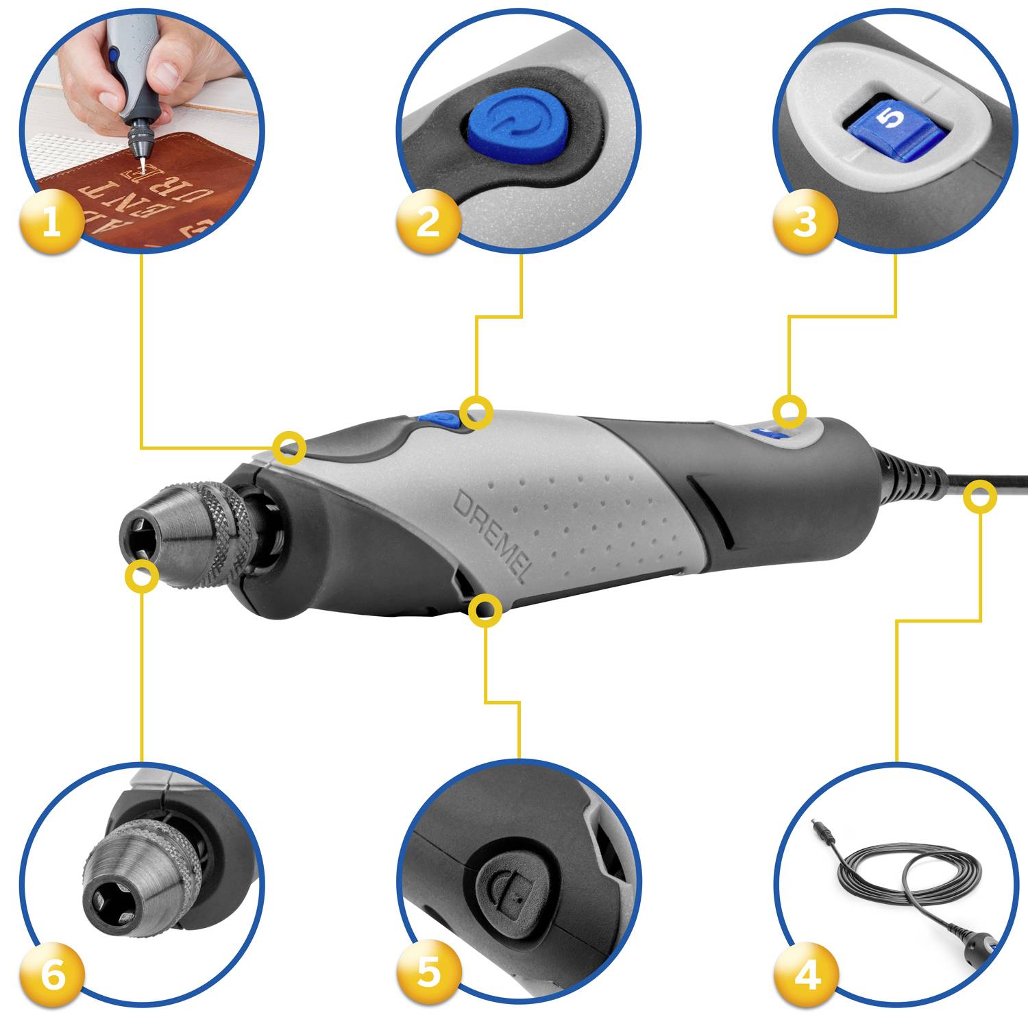 Dremel 2050-15 Stylo+ F0132050JA Multifunktionswerkzeug 15teilig 9W