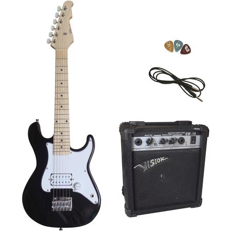 Msa Musikinstrumente Style 3 E Set E Gitarren Set Schwarz