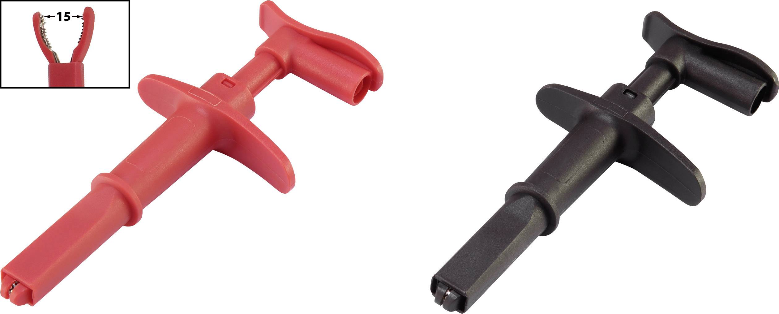 VOLTCRAFT Industrie Sicherheits-Messleitungs-Set Krokos, Haken, Klemmschuhe, Messnadeln, System Koffer