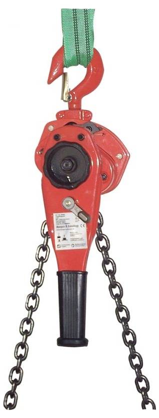 Berger & Schröter 60589 Doppelratschen-Kettenzug Tragfähigkeit (ohne Umlenkrolle) 1000kg