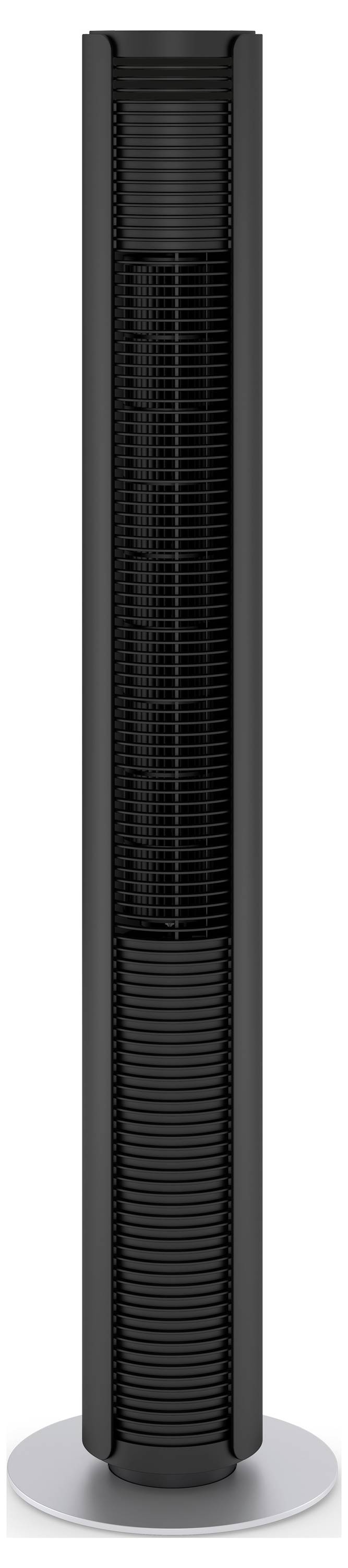 Stadler Form Peter schwarz Turmventilator 60W (Ø x H) 24cm x 1090mm Schwarz, Silber Oszillierend, Timer, mit Fernbedienung