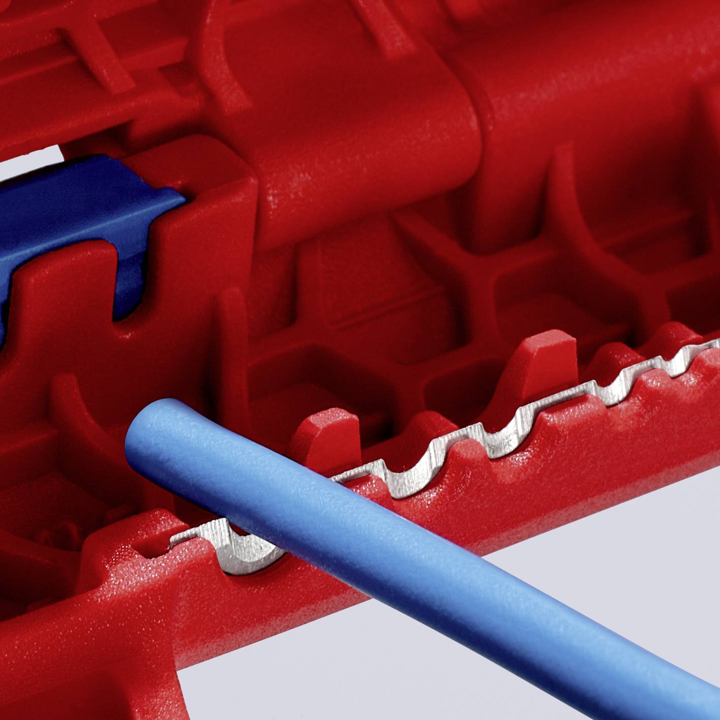 Knipex 16 95 02 SB ErgoStrip Kabelentmanteler Geeignet für Rundkabel, Feuchtraumkabel, Datenkabel, Koaxialkabel 4.8 bis 13mm 0.2