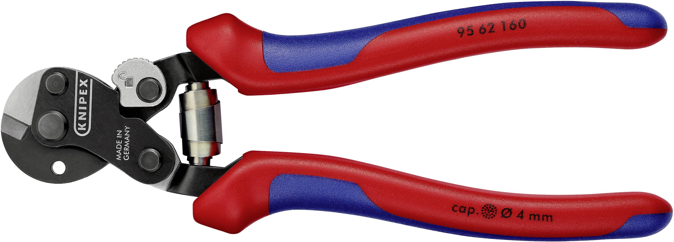 Drahtseilschere L.160mm pol.Mehrkomp.-Hüllen KNIPEX