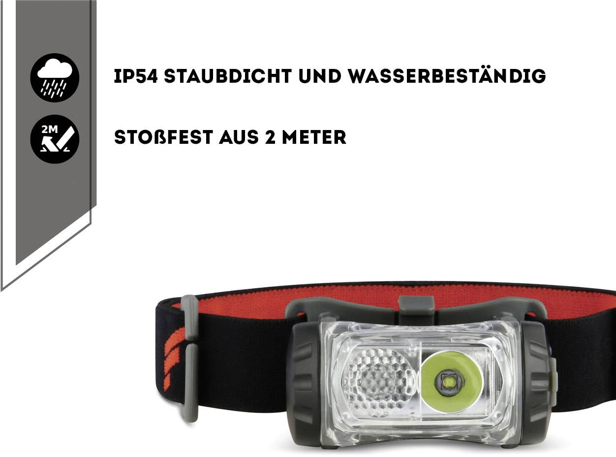 Favour Focoslide H1117 LED Stirnlampe akkubetrieben 200lm 30h 270FAHEADH1117