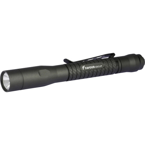 Favour 270FAHANDT2222 EDCLIP T2222 Penlight batteriebetrieben LED 136 mm Schwarz