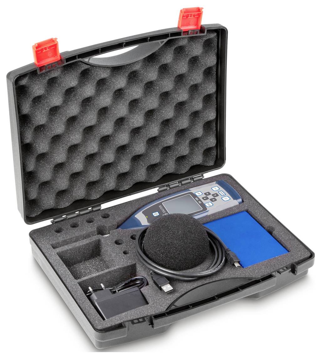 Sauter Schallpegel-Messgerät Datenlogger SW 2000 25 - 136 dB 0.02kHz - 12.5kHz RS-232, USB