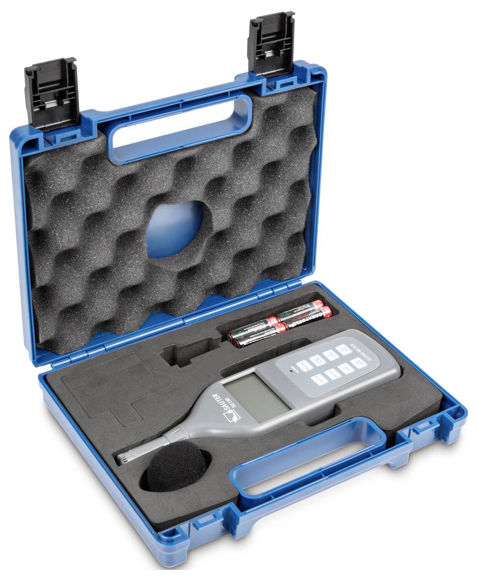 Sauter Schallpegel-Messgerät Datenlogger SU 130 30 - 130 dB 20Hz - 12500Hz RS-232