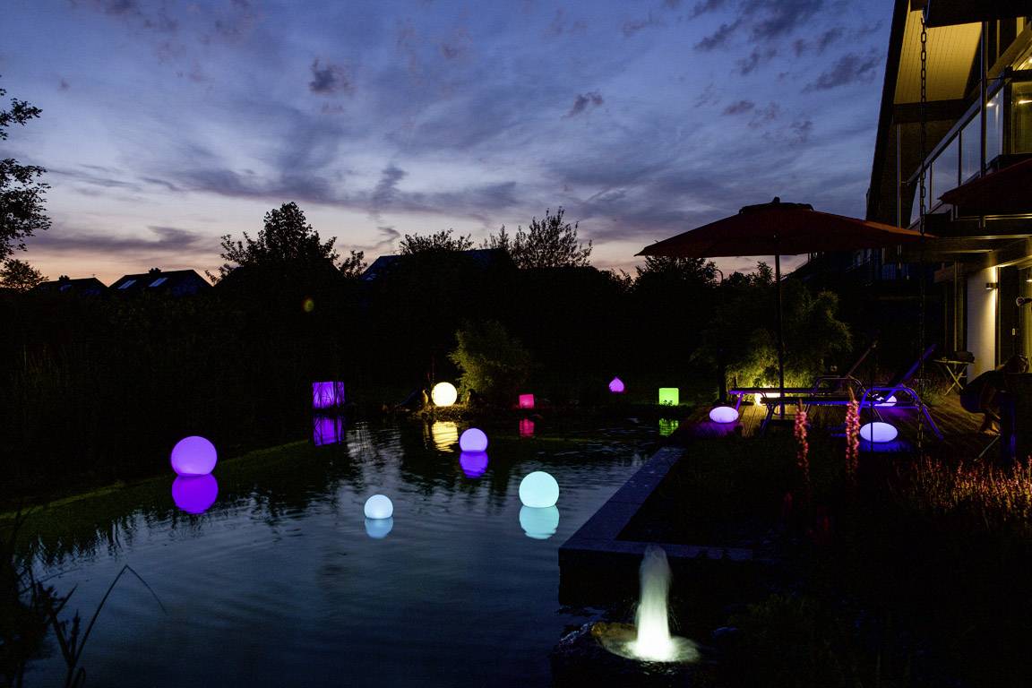 Telefunken T90220 Ball Solar-Gartenleuchte Kugel LED LED fest eingebaut 3.2 W Weiß