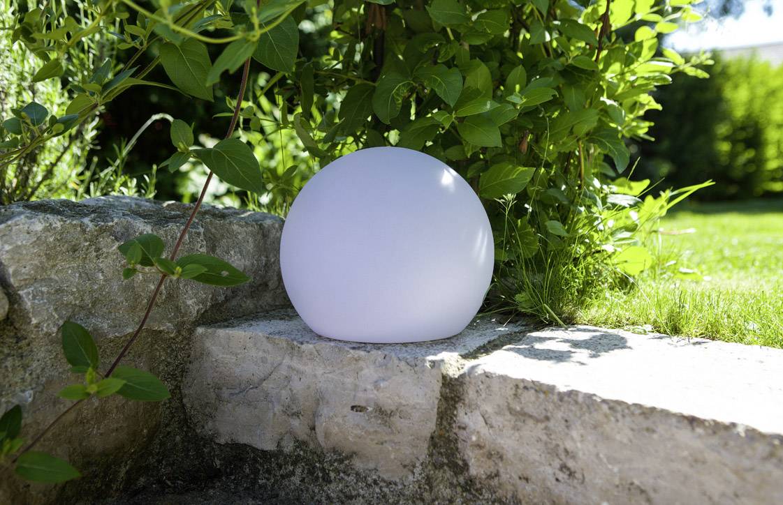 Telefunken T90220 Ball Solar-Gartenleuchte Kugel LED LED fest eingebaut 3.2 W Weiß