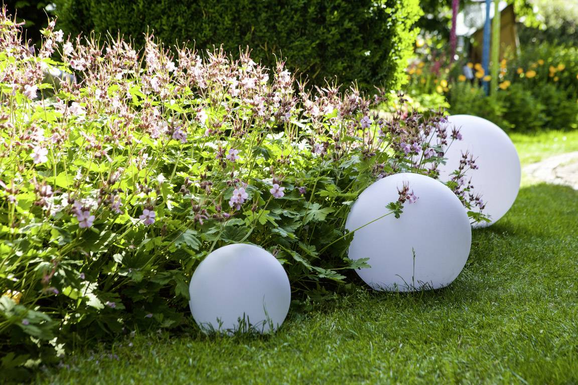 Telefunken T90220 Ball Solar-Gartenleuchte Kugel LED LED fest eingebaut 3.2 W Weiß